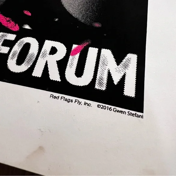 Gwen Stefani 2016 Concert Poster - Picture 4 of 4